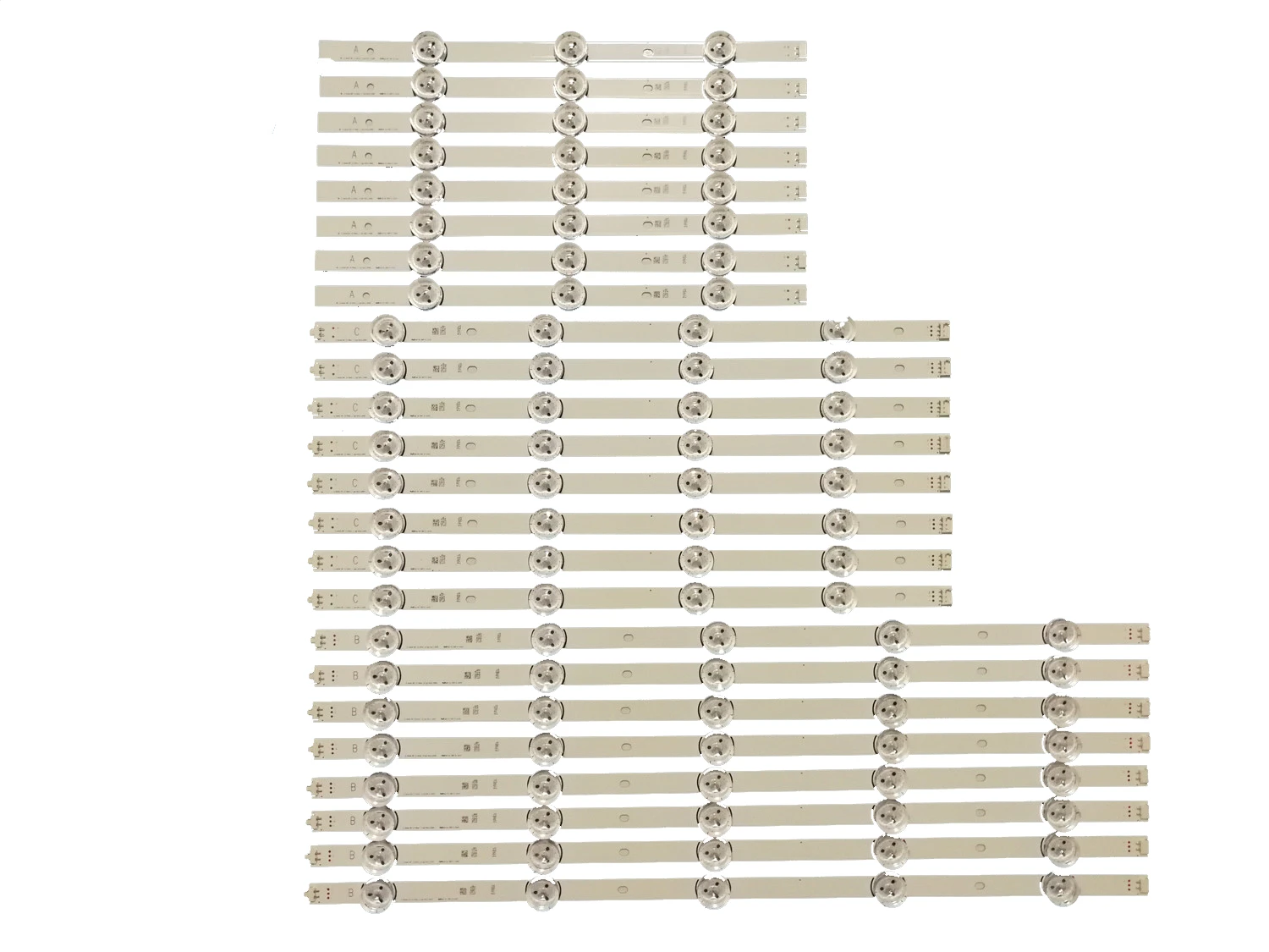 1Set=24pcs LED Backlight Strip For LG 65" TV 65GB6310 65LB5840 LC650DUF FG A1 LC650DUF FG A2 6916L 1773A 6916L 1775A 6916L 1776A
1Set=24pcs LED Backlight Strip For LG 65" TV 65GB6310 65LB5840 LC650DUF FG A1 LC650DUF FG A2 6916L 1773A 6916L 1775A 6916L 1776A