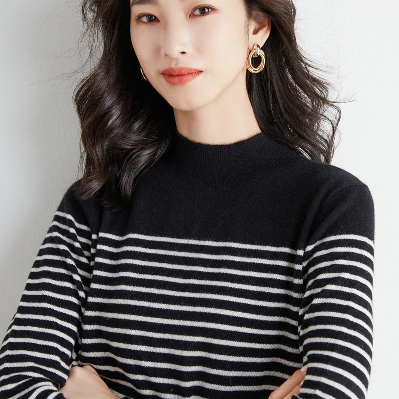2021 early autumn new loose-fitting foreign-style jacquard base sweater all-match sweater women's clothing
2021 early autumn new loose-fitting foreign-style jacquard base sweater all-match sweater women's clothing