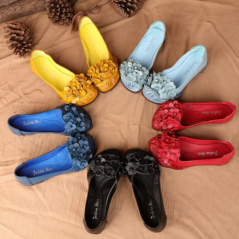 Boho Ethnic Style Flat Shoes Women Designer Loafers Genuine Leather Elegant Ladies Slip On Shoes Comfortable Driving Loafers
Boho Ethnic Style Flat Shoes Women Designer Loafers Genuine Leather Elegant Ladies Slip On Shoes Comfortable Driving Loafers