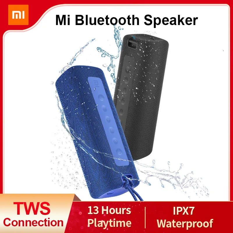 

Xiaomi Mi Outdoor Portable Bluetooth Speaker 16W TWS Connection High Quality Sound IPX7 Waterproof 13 hours playtime Mi Speakers