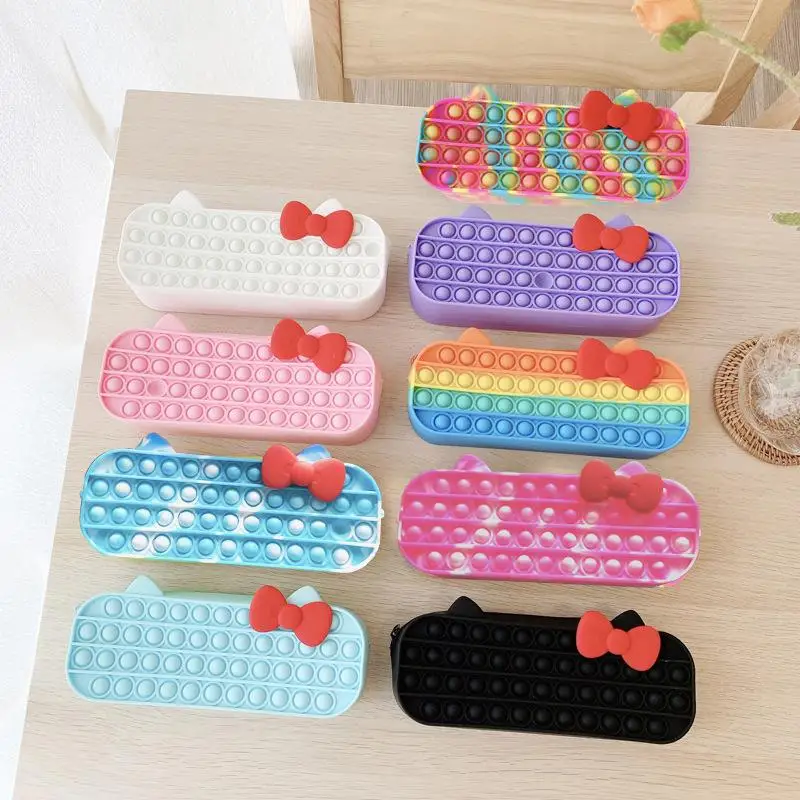 New Pop It Fidget Toys Push Bubbles Toy Rainbow Stationery Box Coin Purse Wallet Ladies Bag Silica Simple Dimple Student Gifts
New Pop It Fidget Toys Push Bubbles Toy Rainbow Stationery Box Coin Purse Wallet Ladies Bag Silica Simple Dimple Student Gifts