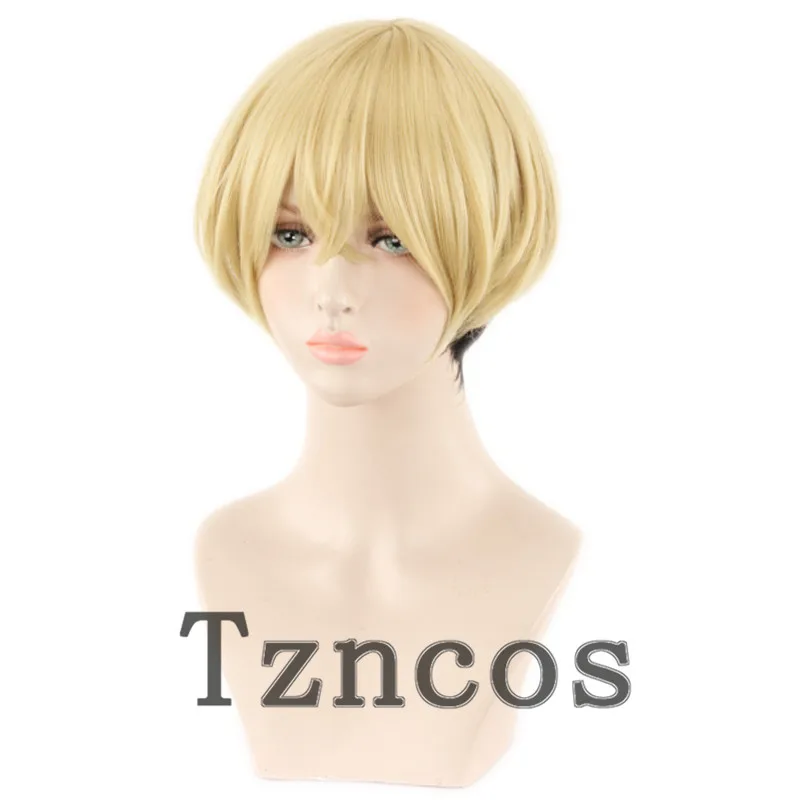 Tzncos Anime Tokyo Revengers Cosplay Wig Matsuno Chifuyu Cosplay Blonde Black Short Curly Wig Heat Resistant Synthetic Hair 
Tzncos Anime Tokyo Revengers Cosplay Wig Matsuno Chifuyu Cosplay Blonde Black Short Curly Wig Heat Resistant Synthetic Hair