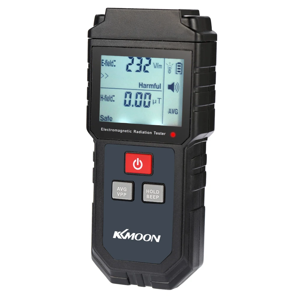 KKmoon Portable Handheld Digital LCD Electromagnetic Radiation Tester Electric Field Magnetic Field Dosimeter Detector
KKmoon Portable Handheld Digital LCD Electromagnetic Radiation Tester Electric Field Magnetic Field Dosimeter Detector