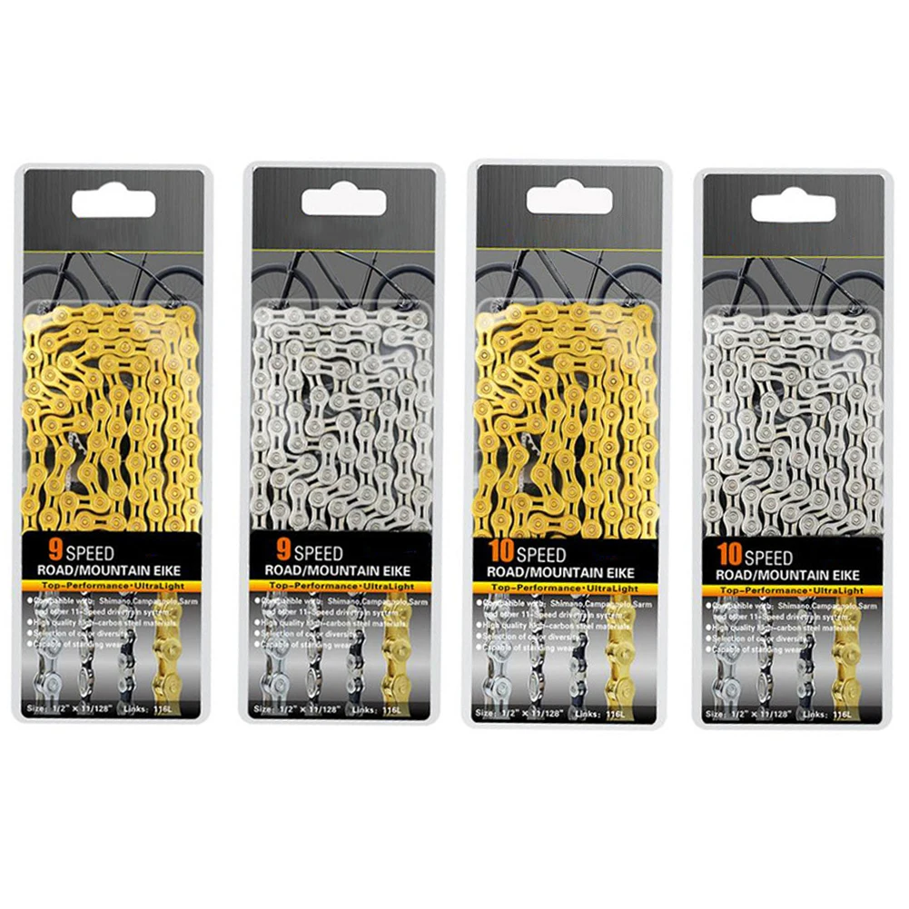 9/10 Speed Bicycle Chain Silver Half Hollow Bike Chain Mountain Road Bike Full Hollow Chains Ultralight Wear-resisting Chain
9/10 Speed Bicycle Chain Silver Half Hollow Bike Chain Mountain Road Bike Full Hollow Chains Ultralight Wear-resisting Chain