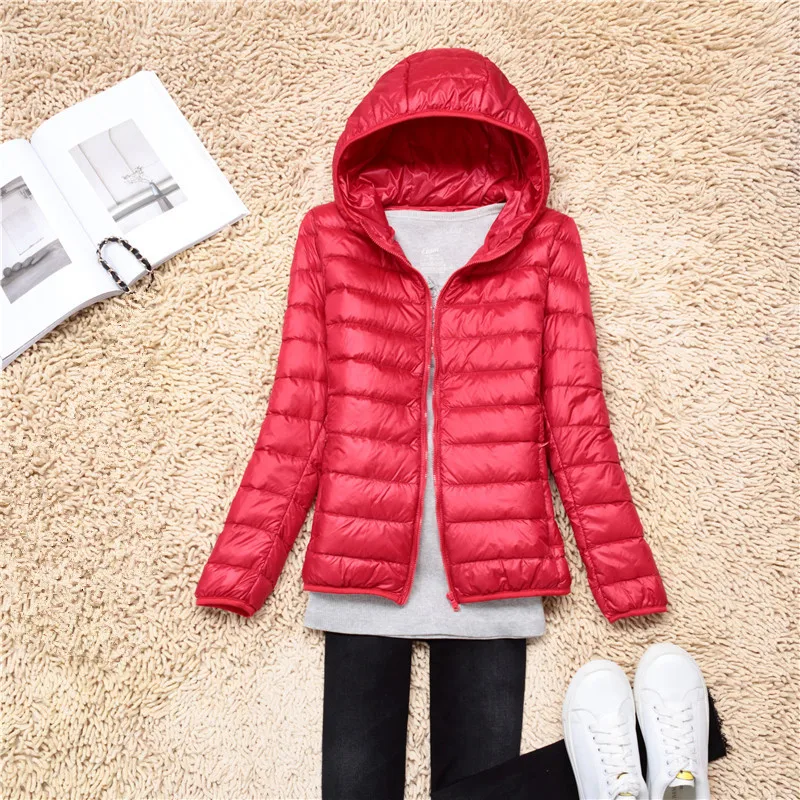 WSYORE Plus Size Short Down Jacket Autumn and Winter Hooded Ultra Light Down Jacket Thin Women Jacket Duck Down Coat NS787
WSYORE Plus Size Short Down Jacket Autumn and Winter Hooded Ultra Light Down Jacket Thin Women Jacket Duck Down Coat NS787