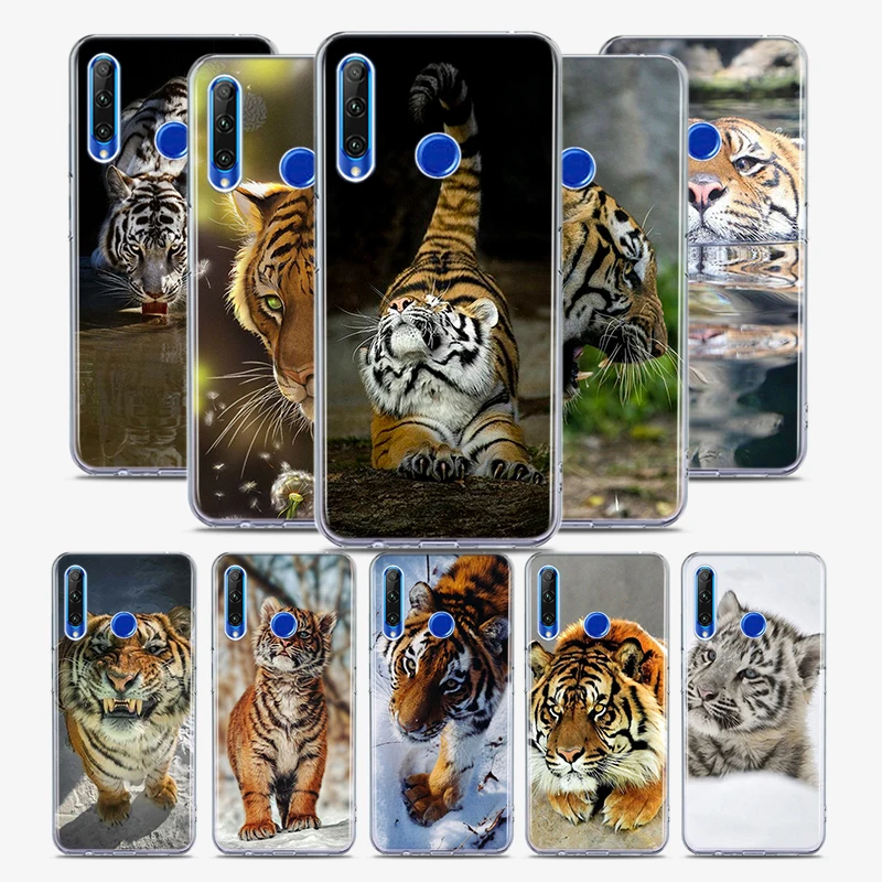 Сибирский тигр силиконовый чехол для Honor 30 30S 30i 9 10 9A 9C 9S 9N 10i 10X 9X Lite рro 5G телефонный |
