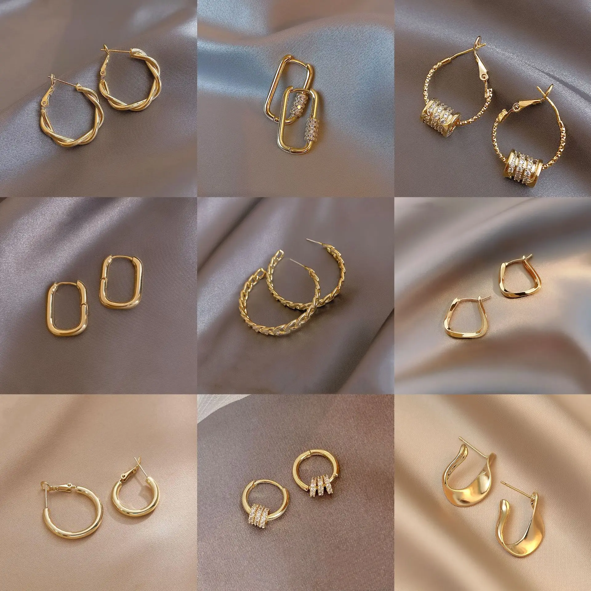 2022 Fashion Vintage Twist Interwoven Metal Round Geometric Circle Hoop Earrings Women's Accessories Vintage Party Jewelry
2022 Fashion Vintage Twist Interwoven Metal Round Geometric Circle Hoop Earrings Women's Accessories Vintage Party Jewelry