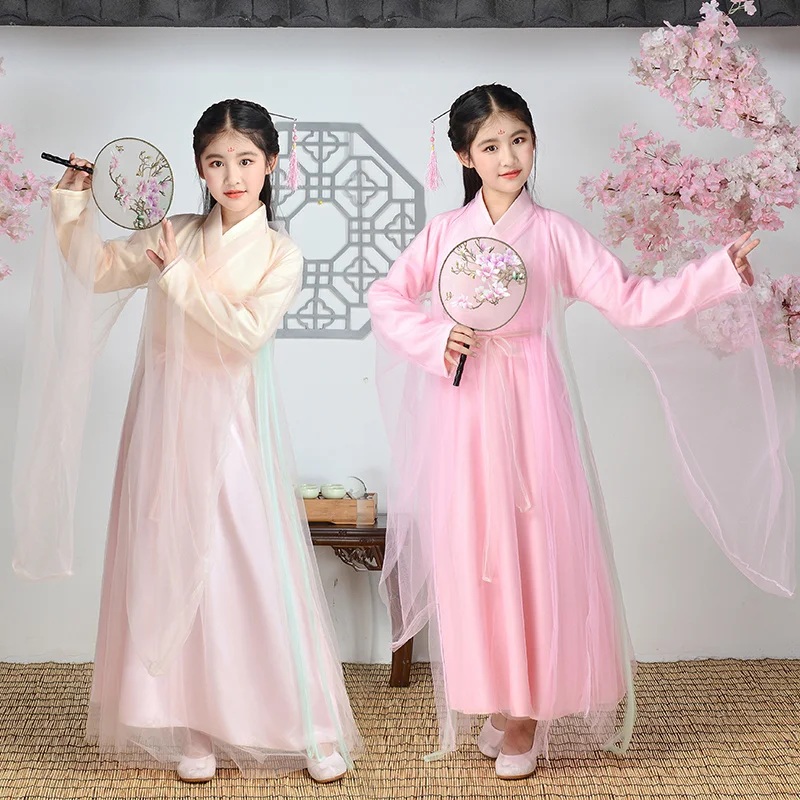 H2537 Children's Cosplay Costumes Girls Performance Clothes Ancient Chinese Princess Fairy Dress Halloween Elegant Thin Hanfu
H2537 Children's Cosplay Costumes Girls Performance Clothes Ancient Chinese Princess Fairy Dress Halloween Elegant Thin Hanfu