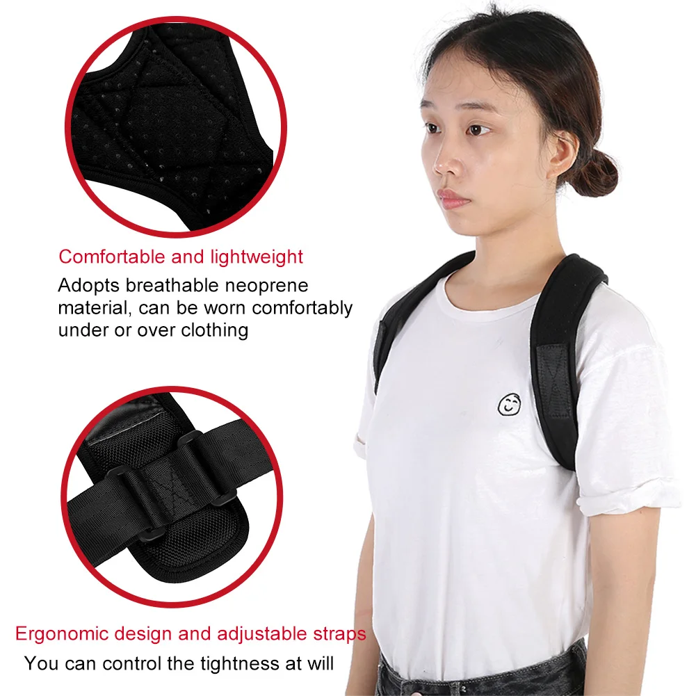 Posture Corrector Adjustable Back Correction Belt Spine Shoulder Brace Humpback Orthotics Support Band for Adults Children
Posture Corrector Adjustable Back Correction Belt Spine Shoulder Brace Humpback Orthotics Support Band for Adults Children
