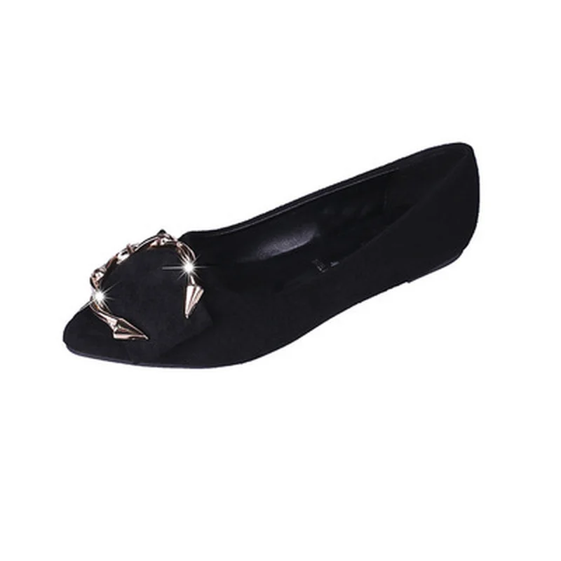 Spring Women Flat Loafers Pointed Toe Suede Women's Casual Shoes Spring and Autumn Ladies Flats
Spring Women Flat Loafers Pointed Toe Suede Women's Casual Shoes Spring and Autumn Ladies Flats