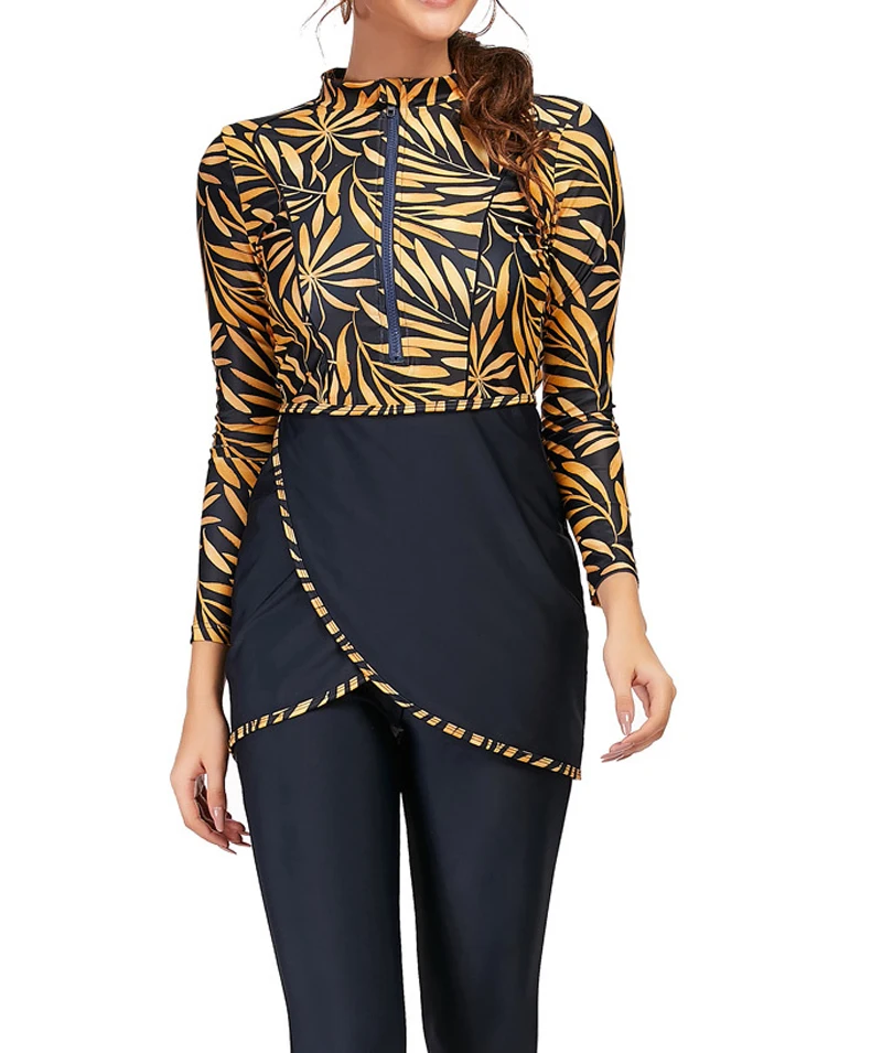 2021 Women Plus Size Muslim Swimsuit Burkinis Modest Clothing Islamic Long Sleeves Muslimah Hijab Full Cover Swimwears
2021 Women Plus Size Muslim Swimsuit Burkinis Modest Clothing Islamic Long Sleeves Muslimah Hijab Full Cover Swimwears