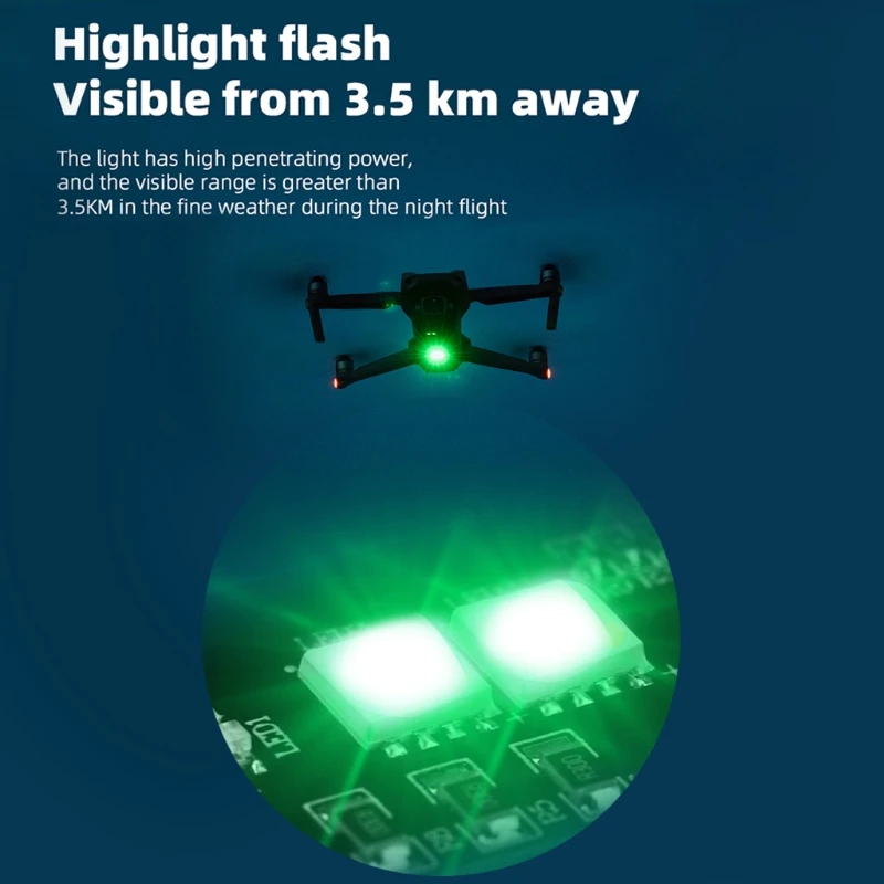 Y1AE Strobe Anti-Collision Lighting for Drone Light Compatible with All Drones Long Battery Life 360 Degree Visibility
Y1AE Strobe Anti-Collision Lighting for Drone Light Compatible with All Drones Long Battery Life 360 Degree Visibility