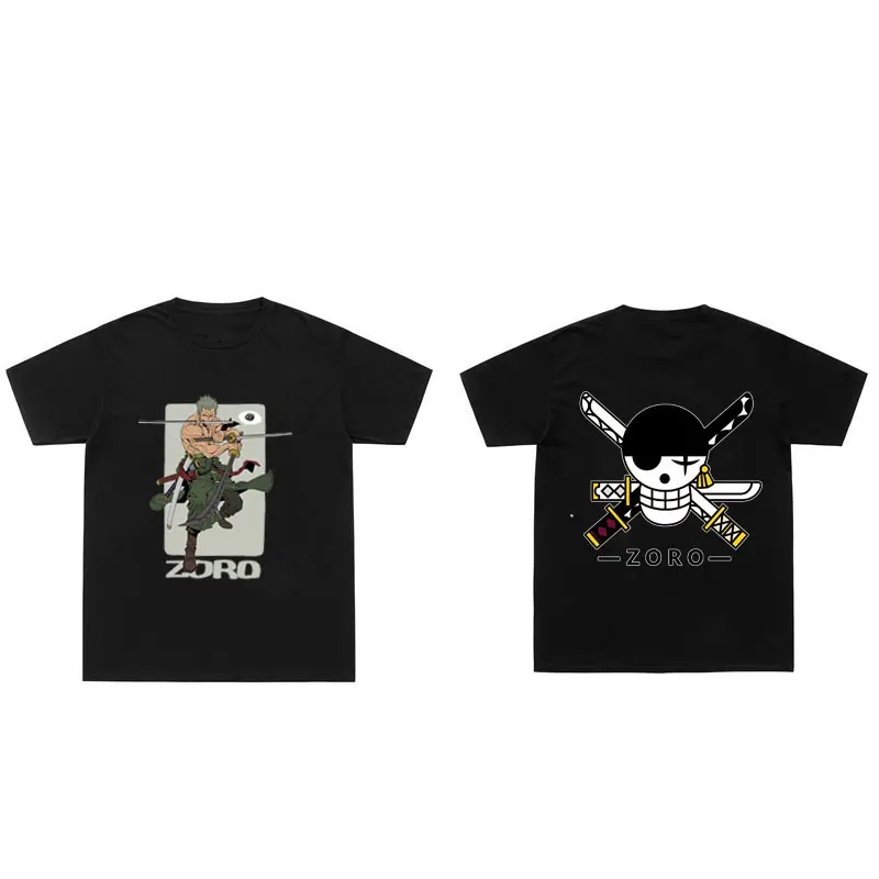 Anime One Piece Roronoa Roronoa Zoro Double Sided Print T-shirt Men Women Fashion Personality Tee Tops Mens Pure Cotton T Shirts
Anime One Piece Roronoa Roronoa Zoro Double Sided Print T-shirt Men Women Fashion Personality Tee Tops Mens Pure Cotton T Shirts