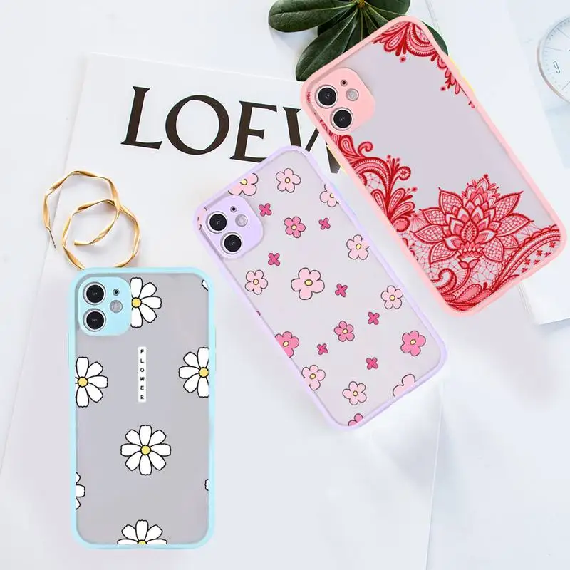 Cute cartoon daisy flower Phone Case For iPhone 12 11 Mini Pro XR XS Max 7 8 Plus X Matte transparent Purple Back Cover
Cute cartoon daisy flower Phone Case For iPhone 12 11 Mini Pro XR XS Max 7 8 Plus X Matte transparent Purple Back Cover