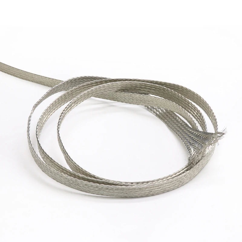 Width 20mm Tinned Copper Braided Cable Sleeve Audio Line Signal Shield Anti Interference Wire Wrap Metal Sheath
Width 20mm Tinned Copper Braided Cable Sleeve Audio Line Signal Shield Anti Interference Wire Wrap Metal Sheath