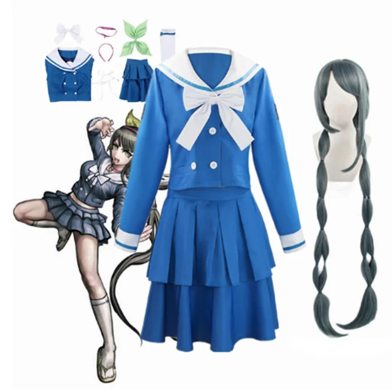 Anime Danganronpa Character Cosplay Chazhu Rotor Women's Wear Student JK Uniform Sailor Suit Halloween Costume
Anime Danganronpa Character Cosplay Chazhu Rotor Women's Wear Student JK Uniform Sailor Suit Halloween Costume