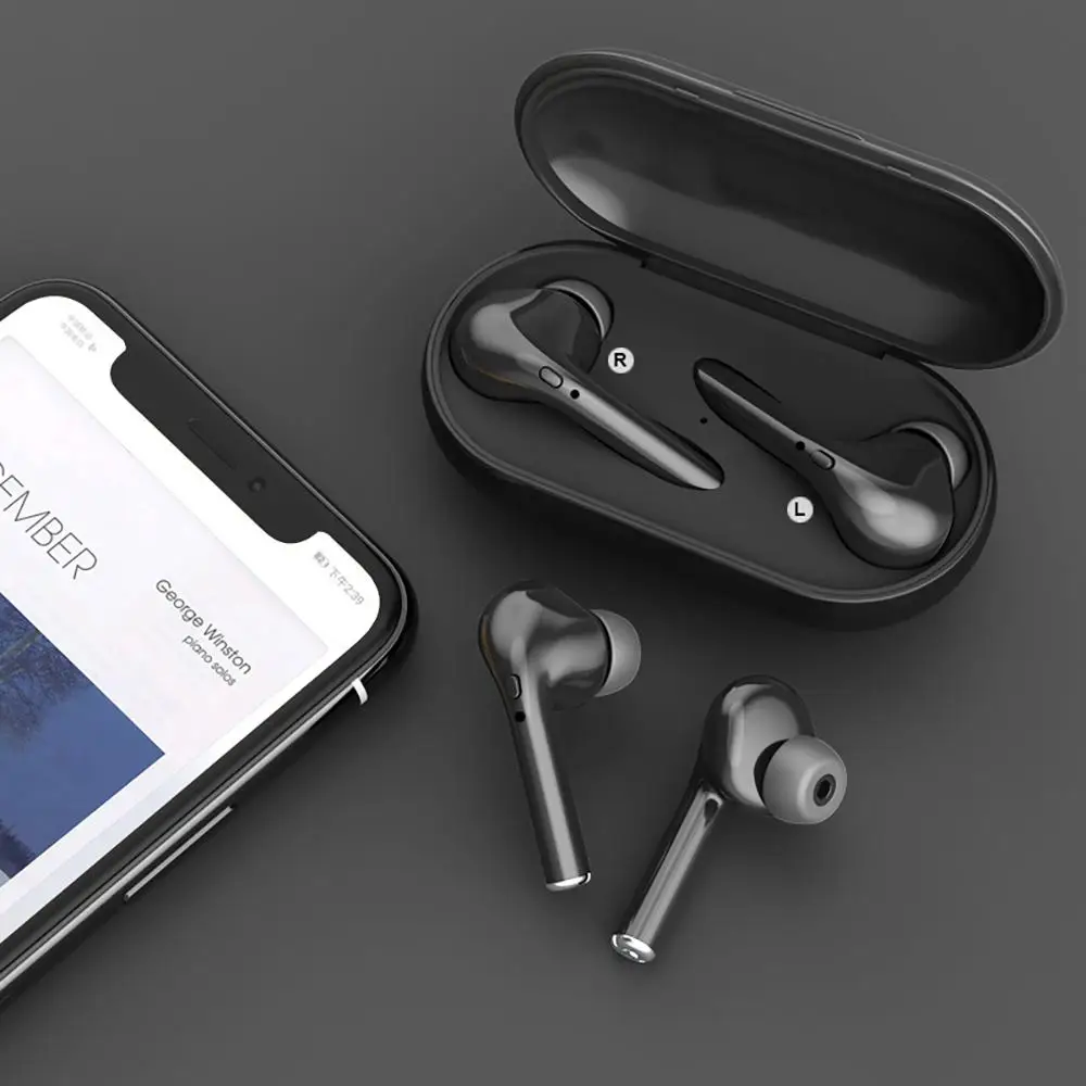 TWS Bluetooth 5 0 наушники IPX5 Водонепроницаемый беспроводной бас гарнитура спортивные