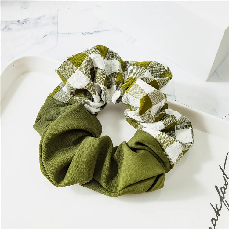 Fashion Plaid Print Hair Scrunchies Ponytail Holder Soft Stretchy Hair Elastic Rope Accessories For Women Hairband
Fashion Plaid Print Hair Scrunchies Ponytail Holder Soft Stretchy Hair Elastic Rope Accessories For Women Hairband