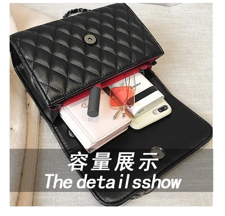 Fashion Brand Female Bag Solid Color Small Square Bag Mini Luxury Handbag High Quality Pu Chain Retro Crossbody Bag
Fashion Brand Female Bag Solid Color Small Square Bag Mini Luxury Handbag High Quality Pu Chain Retro Crossbody Bag