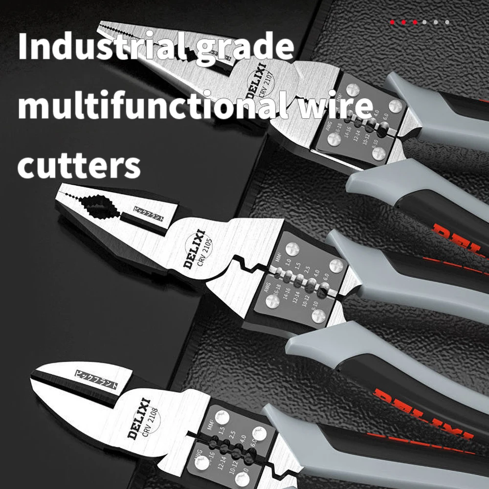 Multifunctional Universal Diagonal Pliers Needle Nose Pliers Hardware Hand Tools Wire Cutters Electrician
Multifunctional Universal Diagonal Pliers Needle Nose Pliers Hardware Hand Tools Wire Cutters Electrician