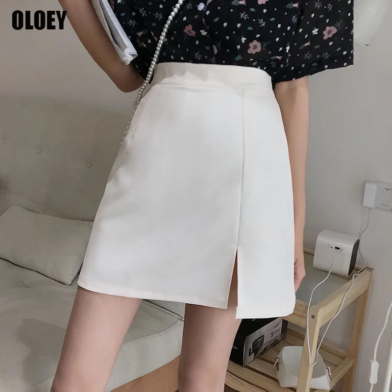 Women 2021 Summer Korean Style Side Slit Bodycon Mini Skirts Simple Sexy Leisure Chic Office Women Elegant All-Match Slim Skirts
Women 2021 Summer Korean Style Side Slit Bodycon Mini Skirts Simple Sexy Leisure Chic Office Women Elegant All-Match Slim Skirts