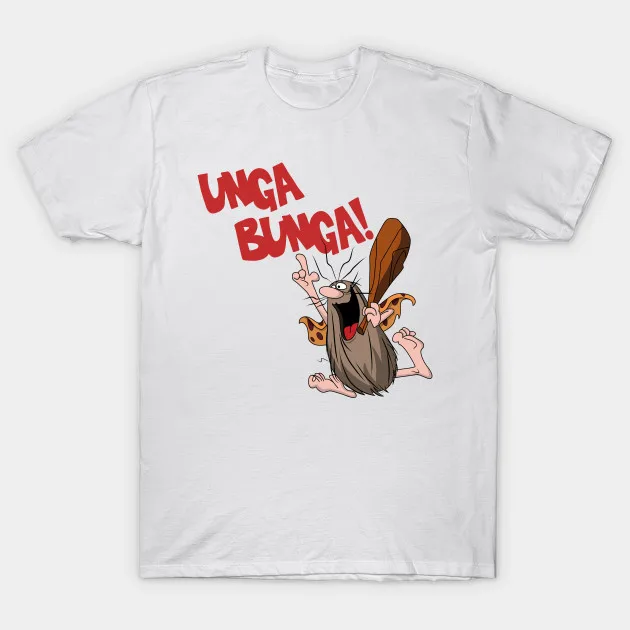 2021 Men/Women's Summer White Street Fashion Hip Hop Unga Bunga Captain Caveman T-shirt Cotton Tees Short Sleeve Tops
2021 Men/Women's Summer White Street Fashion Hip Hop Unga Bunga Captain Caveman T-shirt Cotton Tees Short Sleeve Tops
