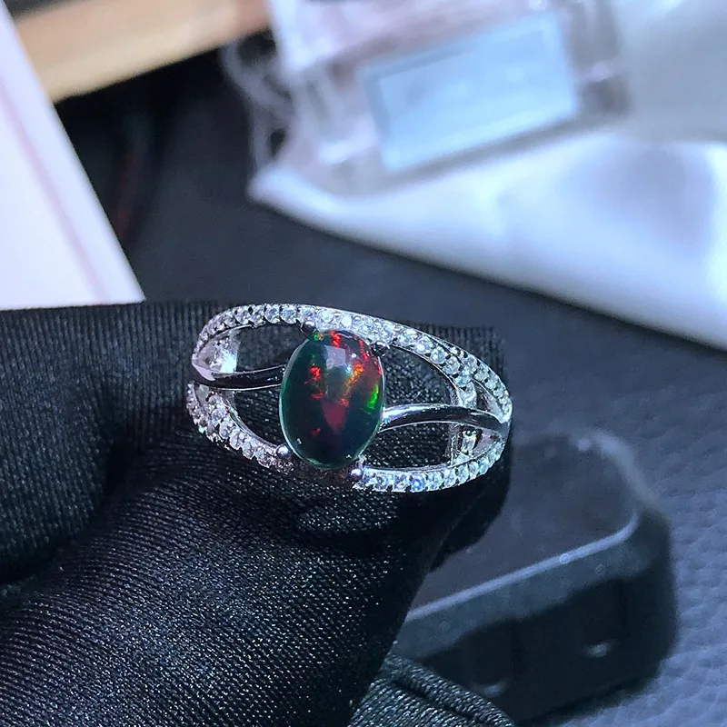 Natural Black Opal Gemstone Wide Ring Face Ring S925 Pure Silver Fine Fashion Charming Wedding Jewelry for Women Free Shipping
Natural Black Opal Gemstone Wide Ring Face Ring S925 Pure Silver Fine Fashion Charming Wedding Jewelry for Women Free Shipping