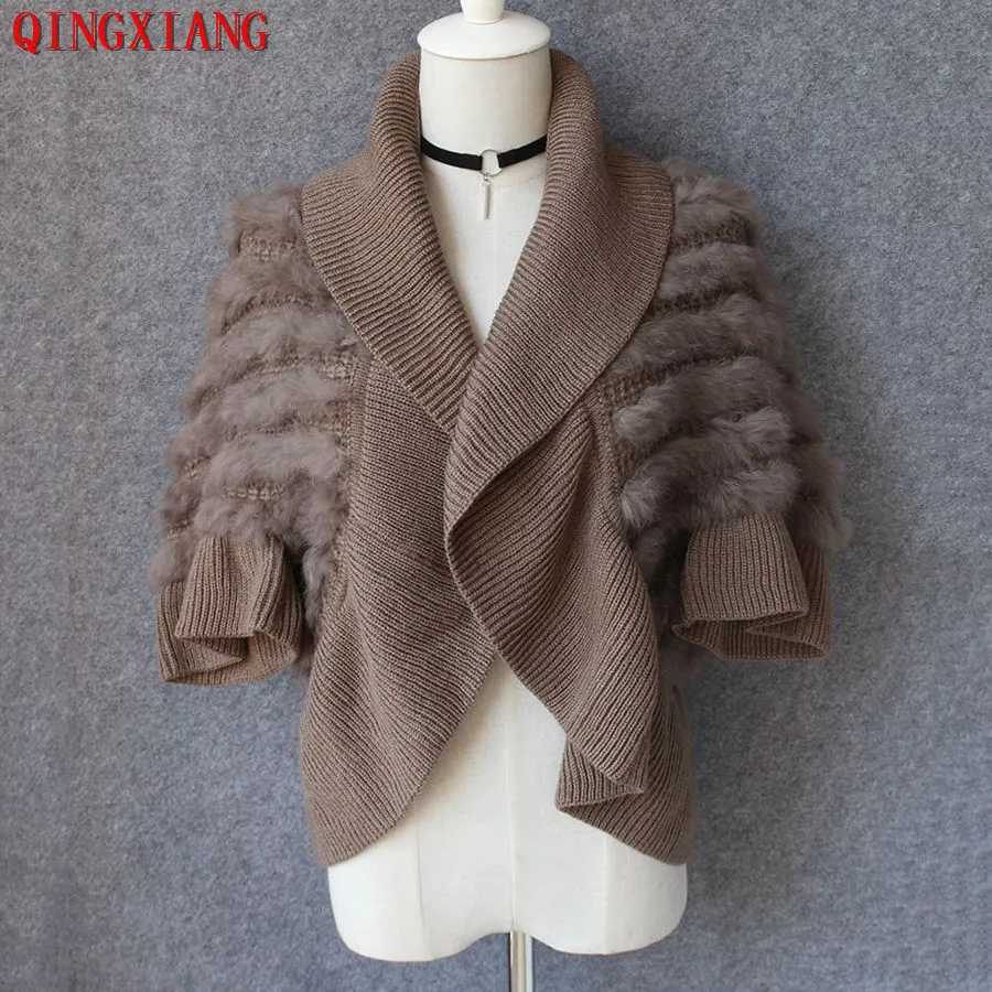 SC339 2019 Knitted New Jacket Open Stitch Sweater Fashion Women Rabbit Fur Turn Down Collar Thick Cardigans
SC339 2019 Knitted New Jacket Open Stitch Sweater Fashion Women Rabbit Fur Turn Down Collar Thick Cardigans
