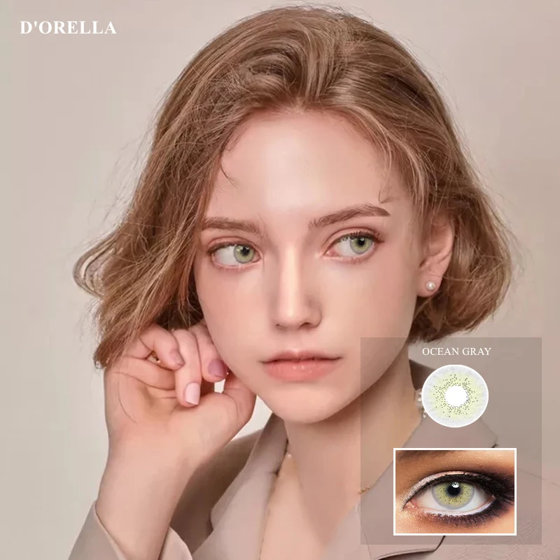D'ORELLA 1 Pair(2pcs) OCEAN Hybrid Series Coloured Contact Lenses for Eyes Cosmetic Contacts Eye Color
D'ORELLA 1 Pair(2pcs) OCEAN Hybrid Series Coloured Contact Lenses for Eyes Cosmetic Contacts Eye Color