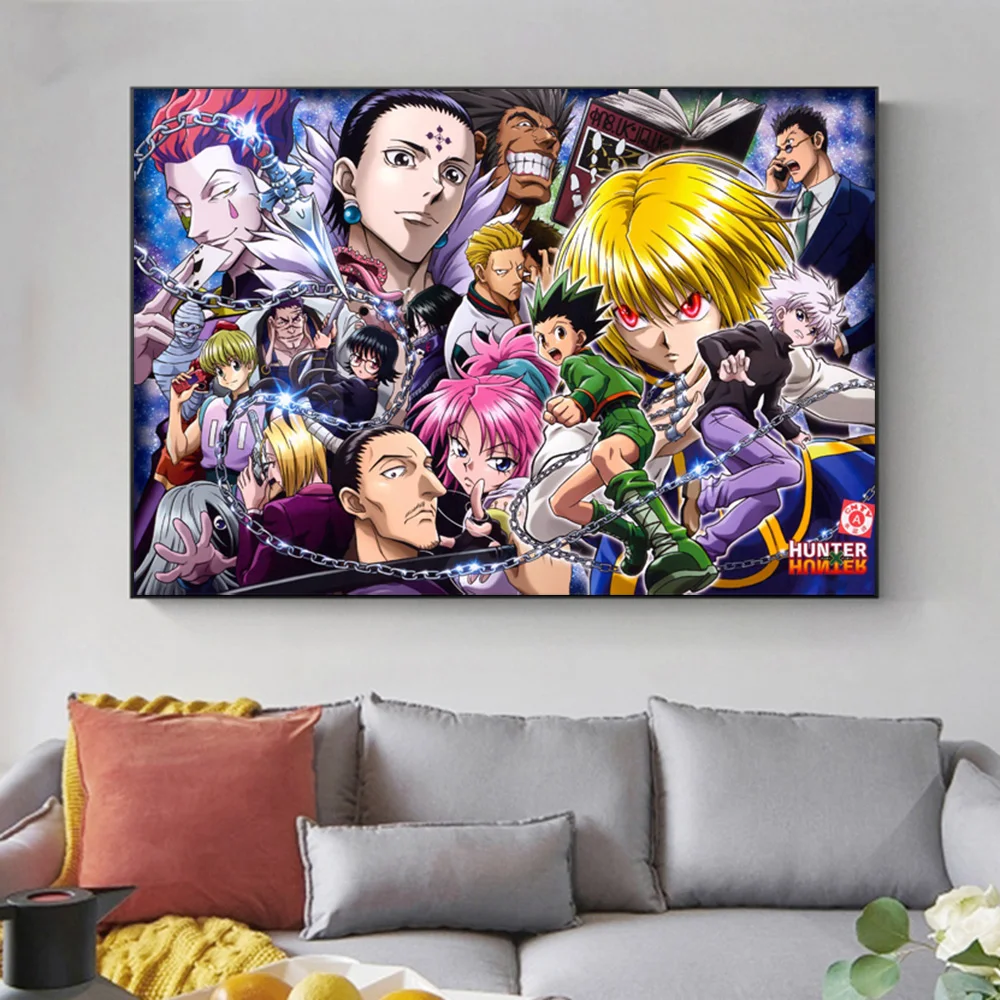 Hunter X Hunter Japan Anime Poster And Prints Cartoon Painting On Canvas Wall Art Picture For Living Room Modern Home Decoration
Hunter X Hunter Japan Anime Poster And Prints Cartoon Painting On Canvas Wall Art Picture For Living Room Modern Home Decoration