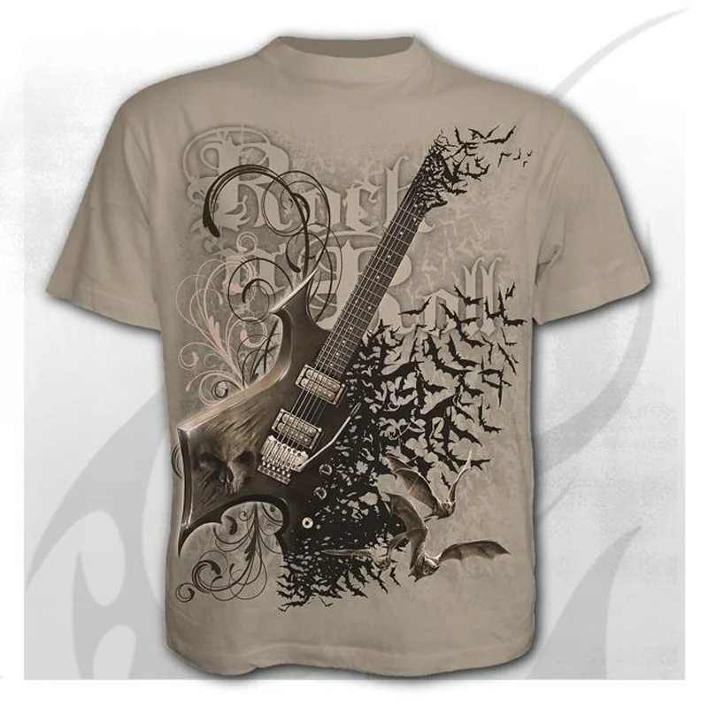 Skull guitar Men's T-Shirts Punk style 3D Shirts Summer O-neck t-shirt Fashion Harajuku Tops Boys clothing large size streetwear
Skull guitar Men's T-Shirts Punk style 3D Shirts Summer O-neck t-shirt Fashion Harajuku Tops Boys clothing large size streetwear