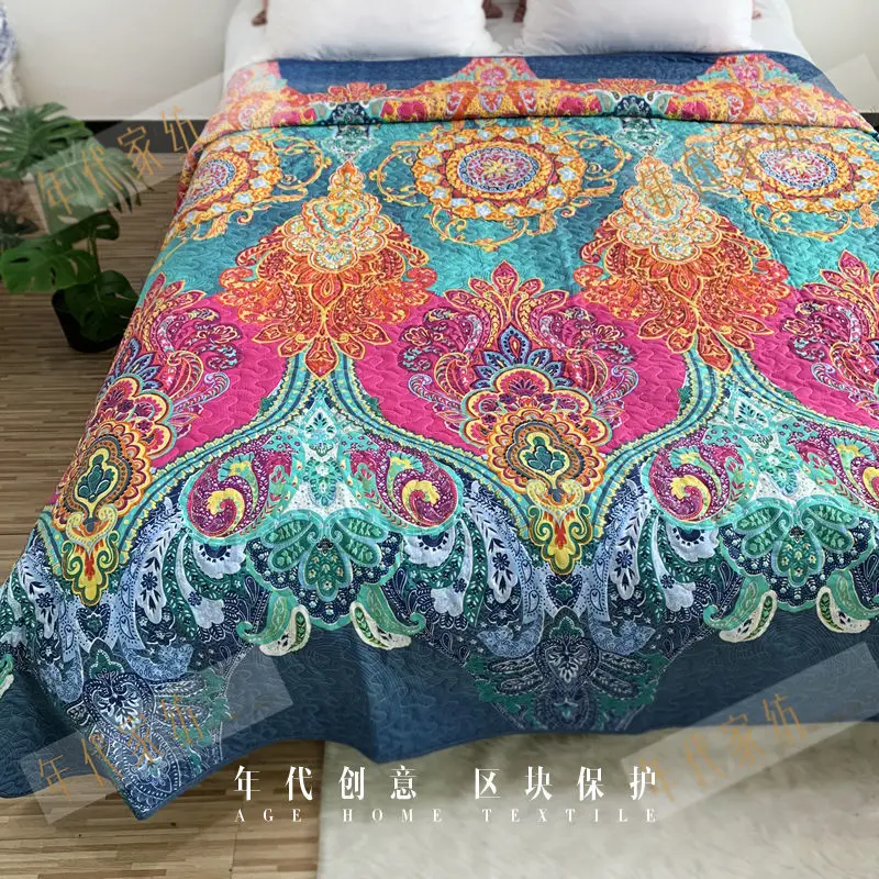 Bohemia Coverlet Soft Lightweight All Seasons Bedspread Bed Cover for Queen Bed Blanket 220x240cm
Bohemia Coverlet Soft Lightweight All Seasons Bedspread Bed Cover for Queen Bed Blanket 220x240cm