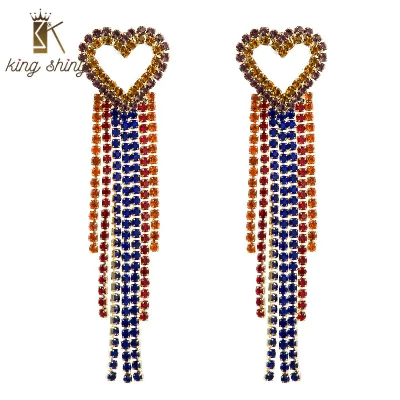 2020 New Arrivals Long Tassel Earrings for Woman Fashion Lady Exaggerated Long Chain Geometric Heart Rhinestone Tassel Earrings
2020 New Arrivals Long Tassel Earrings for Woman Fashion Lady Exaggerated Long Chain Geometric Heart Rhinestone Tassel Earrings