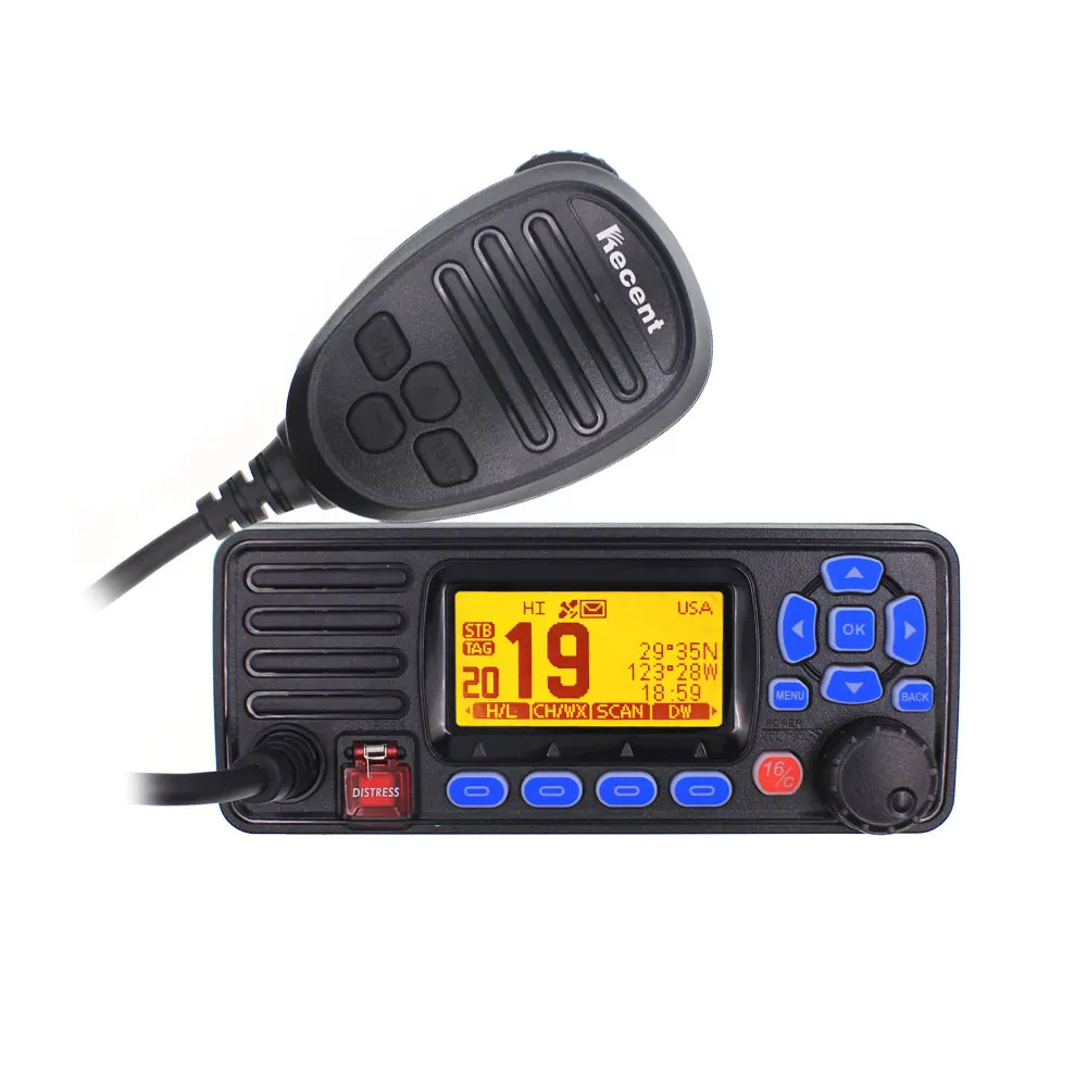 

С GPS VHF Fixed Marine Radio RS-509MG 25W 156,000-162,000 MHz морская радиостанция диапазона VHF IP67 Mobile Boat Walkie talkie
