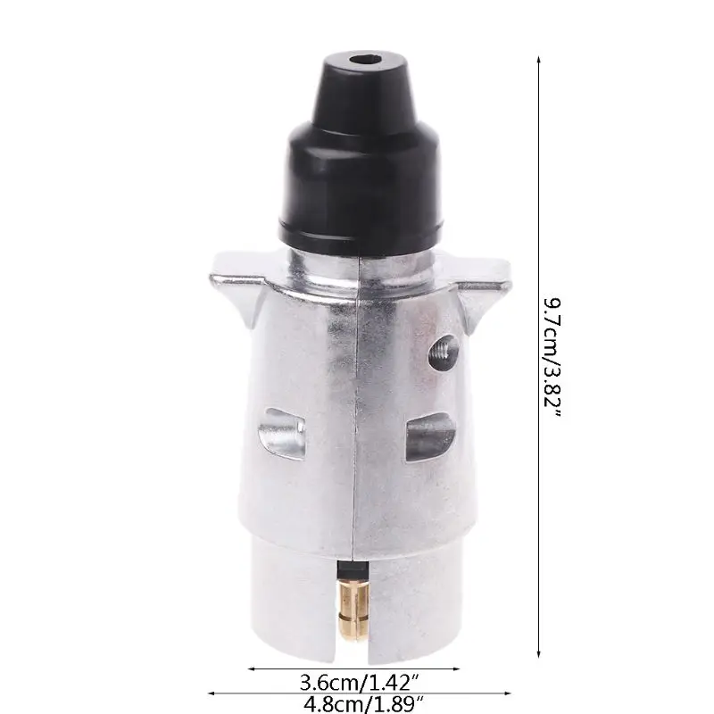 Durable 7 Pin Aluminium Alloy Plug Trailer Truck Towing Electrics 12V Connector EU Plug
Durable 7 Pin Aluminium Alloy Plug Trailer Truck Towing Electrics 12V Connector EU Plug