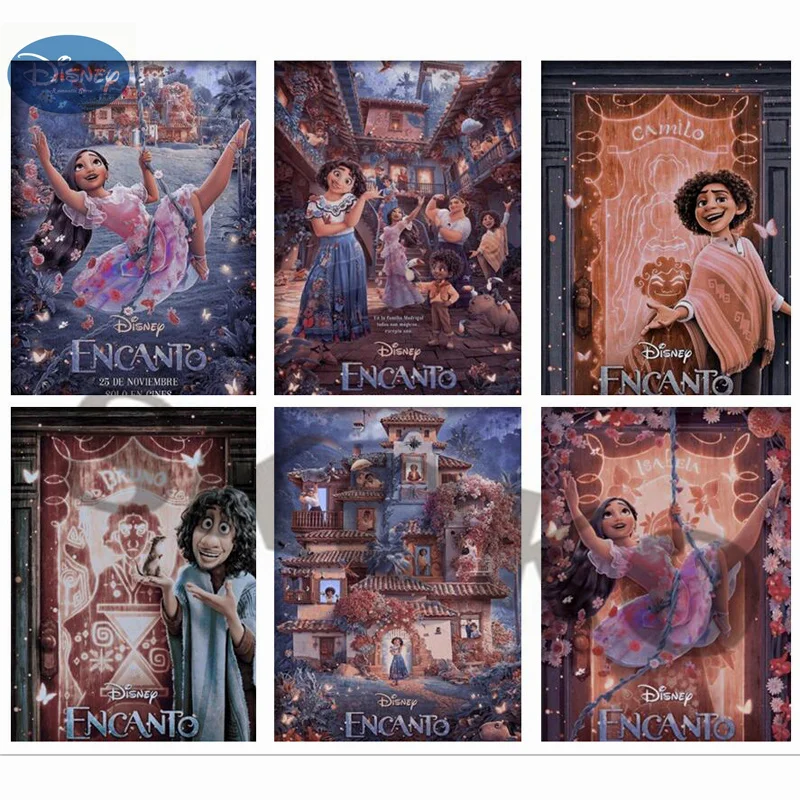 Набор для алмазной вышивки «сделай сам», картина-постер из мультфильма с мотивами Диснея, картина 5D, для домашнего декора детской комнаты 
Набор для алмазной вышивки «сделай сам», картина-постер из мультфильма с мотивами Диснея, картина 5D, для домашнего декора детской комнаты