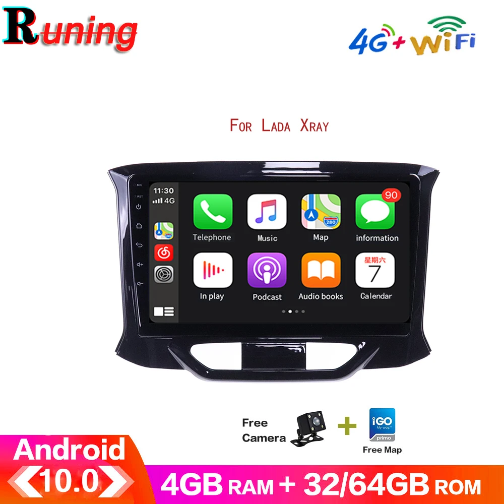 4G 64G Android 10 Car GPS Navigation Multimedia Player For LADA Xray X Ray 2015 - 2019 Car Radio Stereo No 2 Din Head Unit IPS
4G 64G Android 10 Car GPS Navigation Multimedia Player For LADA Xray X Ray 2015 - 2019 Car Radio Stereo No 2 Din Head Unit IPS