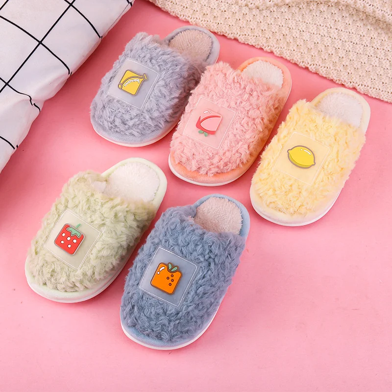Big Kids Cartoon Fruit Strawberry House Add Thick Warm Cotton-Padded Slippers For Girl And Boys Children Furry Soft Slippers
Big Kids Cartoon Fruit Strawberry House Add Thick Warm Cotton-Padded Slippers For Girl And Boys Children Furry Soft Slippers
