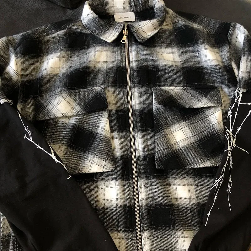 Thick Askyurself Flannel Shirt Men Women 1:1 High-Quality Fashion Casual Streetwear Top Tees Askyurself Shirts
Thick Askyurself Flannel Shirt Men Women 1:1 High-Quality Fashion Casual Streetwear Top Tees Askyurself Shirts