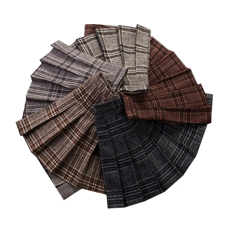 Thicken Warm Women Pleated Skirts Autumn Winter Female Plaid Mini Skirt High Waist Woman Short Skirt Woolen A-Line Ladies Skirts
Thicken Warm Women Pleated Skirts Autumn Winter Female Plaid Mini Skirt High Waist Woman Short Skirt Woolen A-Line Ladies Skirts