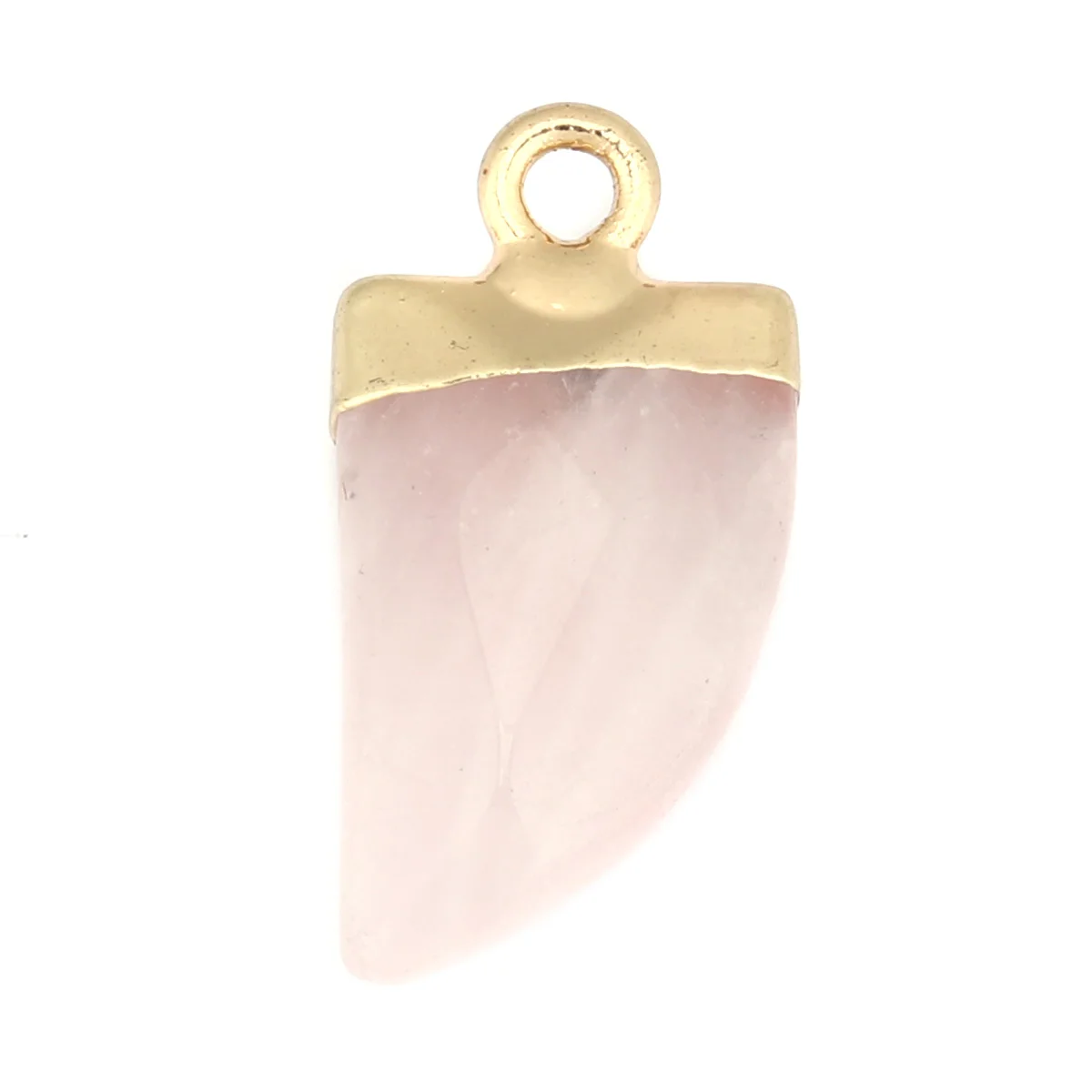 8Seasons Natural Quartz Stone Charms Copper Gold Color Pink Knife Shaped Pendants DIY Making Necklace Jewelry 20mm x 12mm,1PC 
8Seasons Natural Quartz Stone Charms Copper Gold Color Pink Knife Shaped Pendants DIY Making Necklace Jewelry 20mm x 12mm,1PC