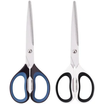 

1PC Deli 6058 Anti Stick Anti Rust Scissors Office And Home Scissors Stainless Steel Tailoring Scissors Solid And Durable Alloy