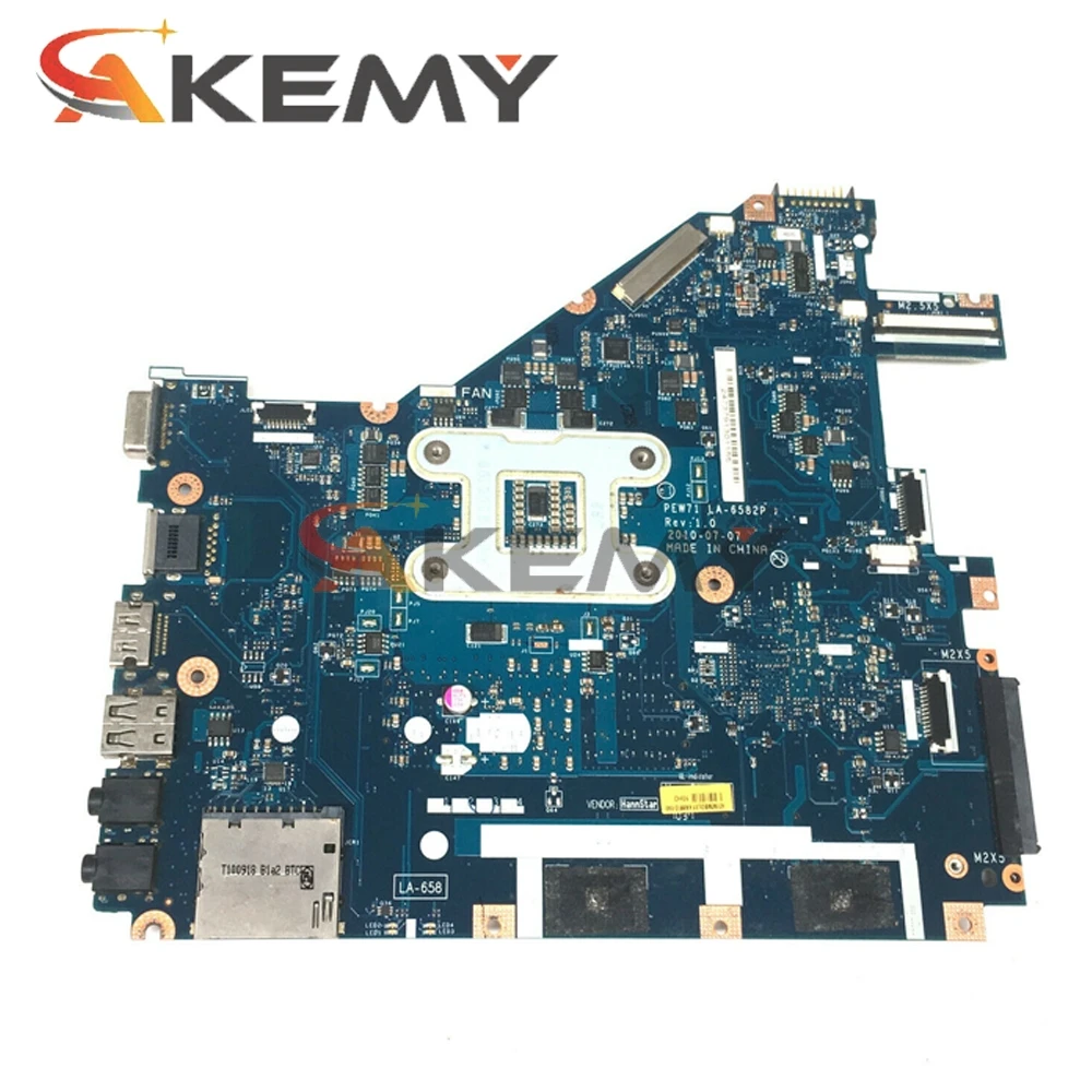 Akemy Laptop motherboard For ACER Aspire 5742 5733 5742Z 5733Z Mainboard MBR4L02001 MB.R4L02.001 PEW71 LA-6582P HM55
Akemy Laptop motherboard For ACER Aspire 5742 5733 5742Z 5733Z Mainboard MBR4L02001 MB.R4L02.001 PEW71 LA-6582P HM55