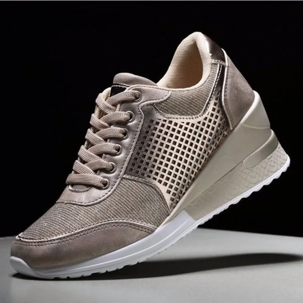2020 Fashion Height Increasing Plus Size Women's Shoes Sport Running Shoes Athletic Sneakers Women Black Gray Lace-up Shoes
2020 Fashion Height Increasing Plus Size Women's Shoes Sport Running Shoes Athletic Sneakers Women Black Gray Lace-up Shoes