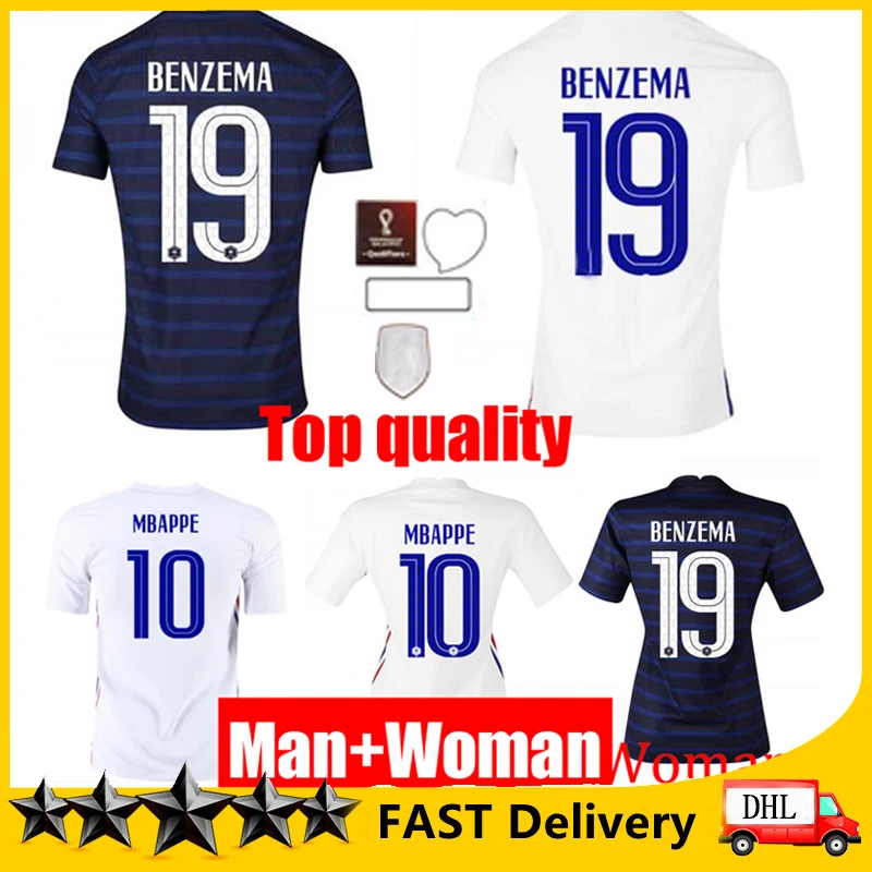 

2021 Euro cup BENZEMA MBAPPE GRIEZMANN FRANCE soccer jersey POGBA GIROUD KANTE Maillot de foot equipe Maillots Man woman