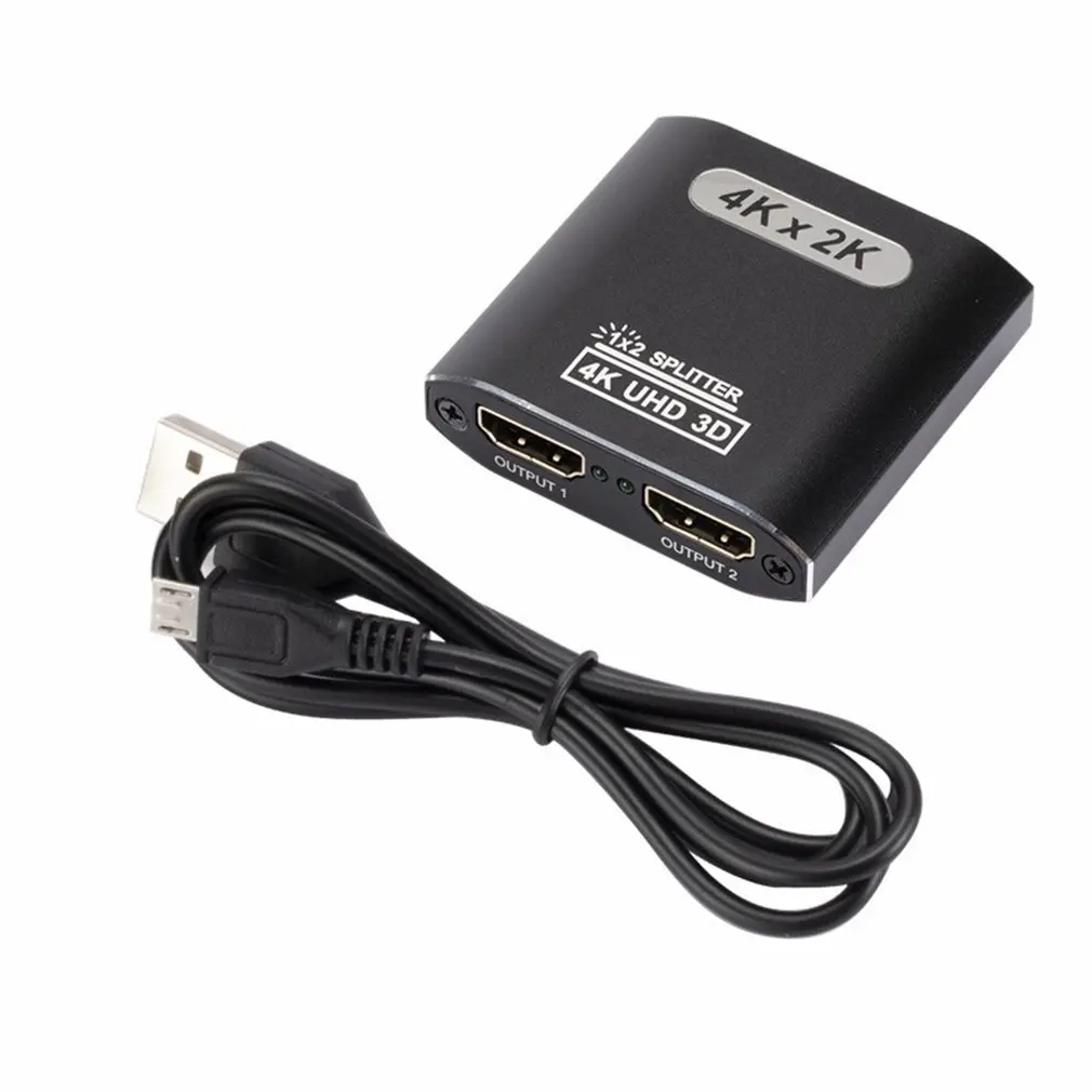 4K*2K HDMI-compatible Splitter 1 Input 2 Output Multi-Screen Display Splitter 1 X 2 HDMI Switcher Box Hub
4K*2K HDMI-compatible Splitter 1 Input 2 Output Multi-Screen Display Splitter 1 X 2 HDMI Switcher Box Hub