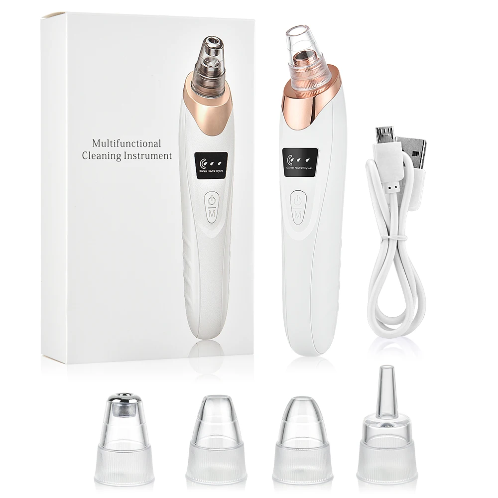 Electric Blackhead Removal Device USB Charging 3 Gear Suction Blackhead Removing Pore Cleaning Tool Belt Screen Display
Electric Blackhead Removal Device USB Charging 3 Gear Suction Blackhead Removing Pore Cleaning Tool Belt Screen Display