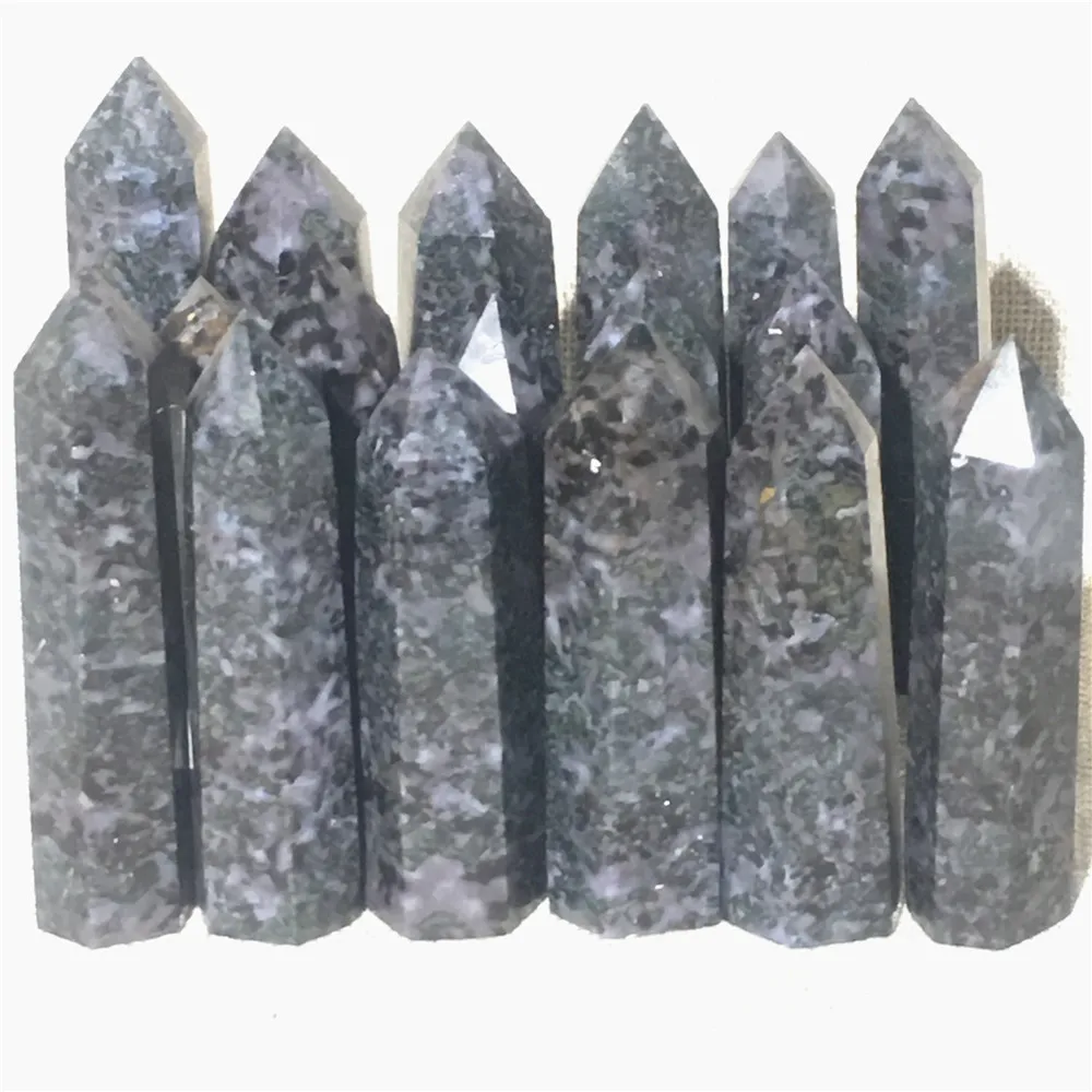 {17-19pcs/lot1000g}Natural Jade Quartz Crystal Point Home Furnishing Decoration Stone Gift Rod Column Wand Tower(70-89mm)
{17-19pcs/lot1000g}Natural Jade Quartz Crystal Point Home Furnishing Decoration Stone Gift Rod Column Wand Tower(70-89mm)