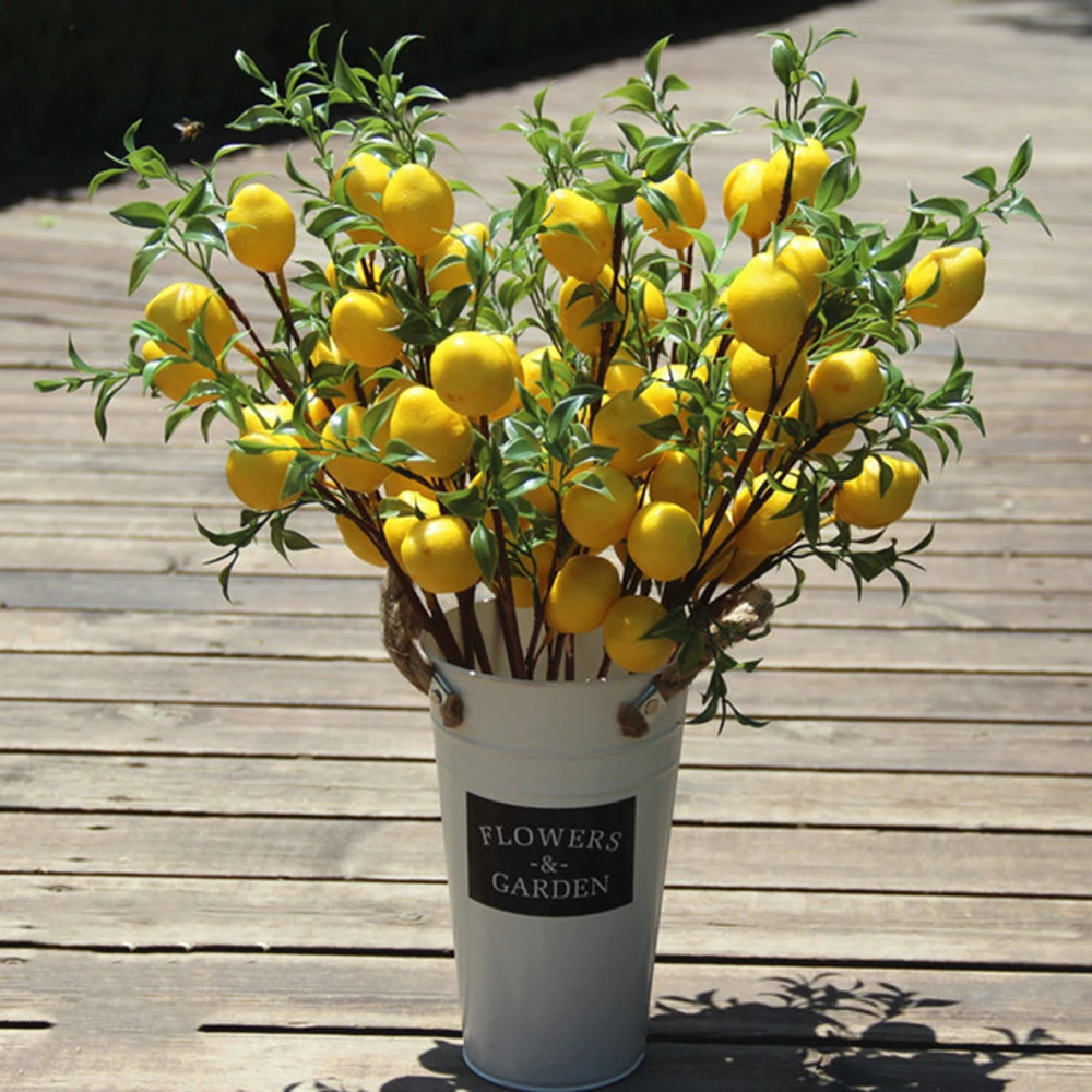 Искусственный лимон искусственные растения фрукты реквизит 50 см домашний декор