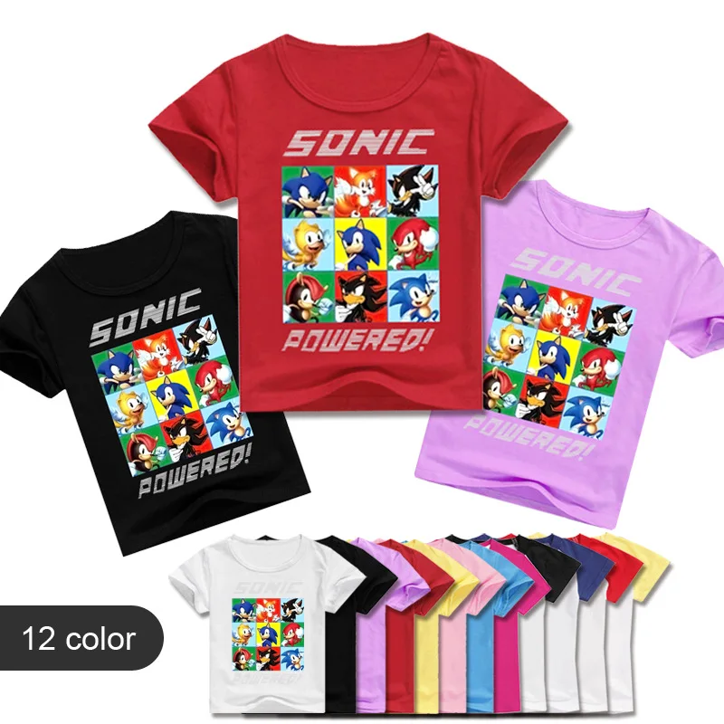 2-16Y Children T-shirt Shooting Game The Blue Hedgehog T Shirt Toddler Girls Summer Tops Kids Short Sleeve Clothes Boys Tshirts
2-16Y Children T-shirt Shooting Game The Blue Hedgehog T Shirt Toddler Girls Summer Tops Kids Short Sleeve Clothes Boys Tshirts